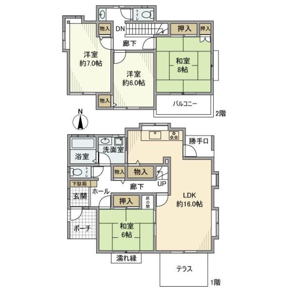 八王子市久保山町１丁目の貸家