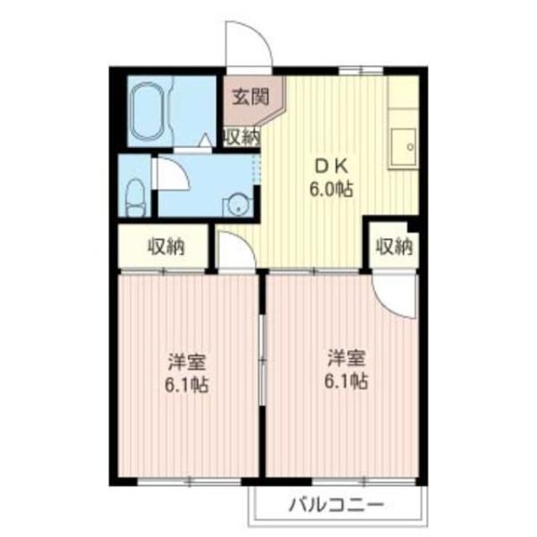 八王子市左入町のアパート