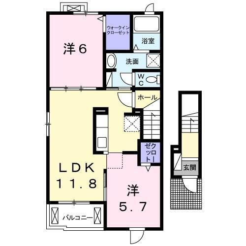 八王子市横川町のアパート