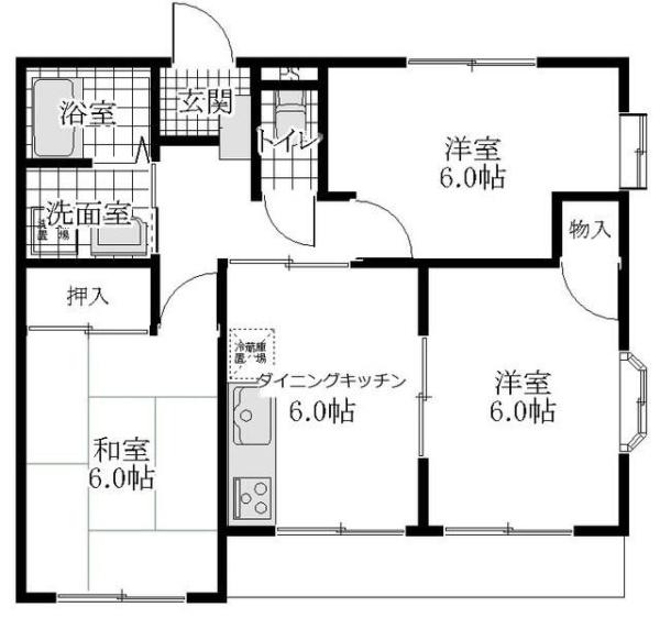 八王子市弐分方町のアパート