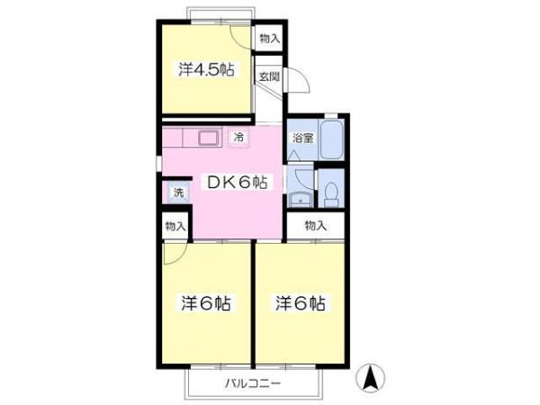 八王子市椚田町のアパート