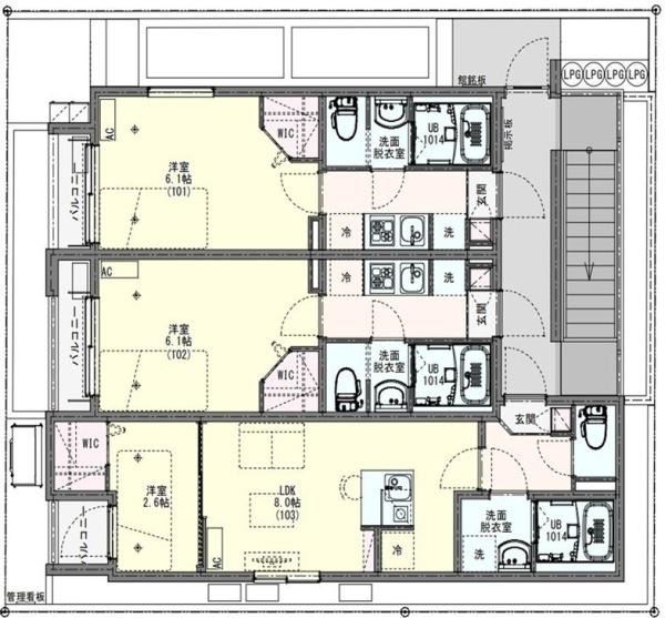 八王子市子安町１丁目のアパート