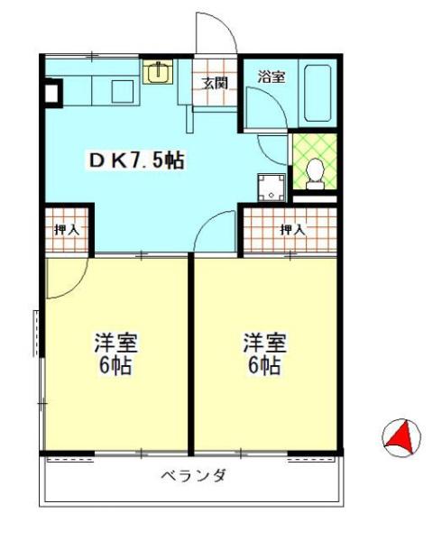 八王子市横川町のアパート