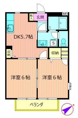 八王子市山田町のアパート