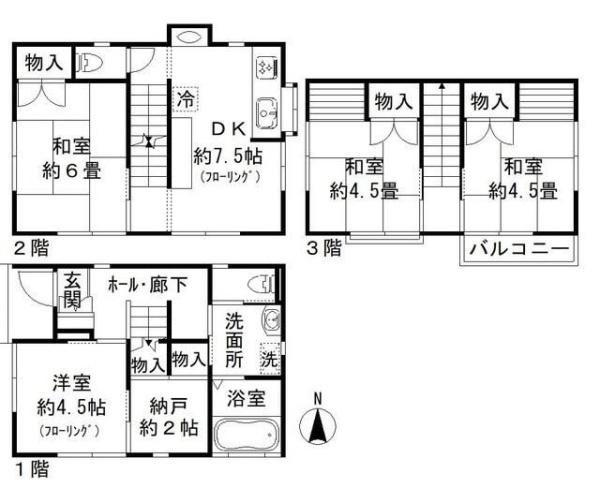 元横山町２丁目戸建賃貸