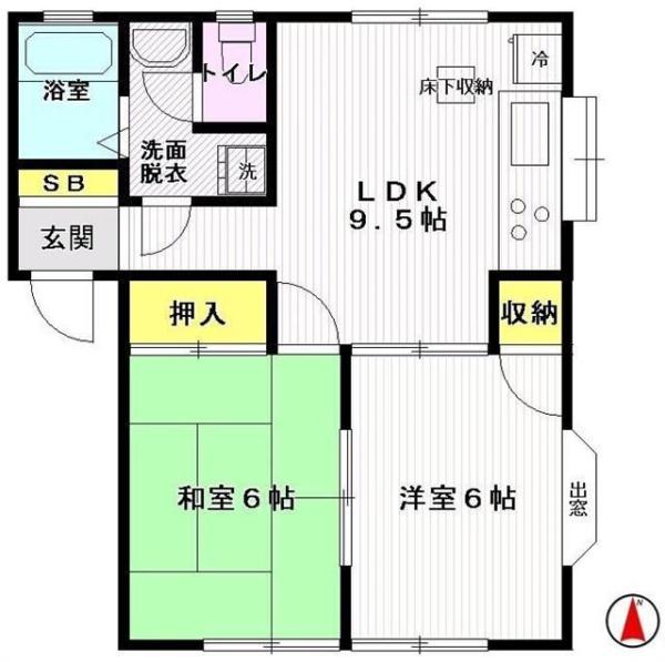 八王子市川口町のアパート