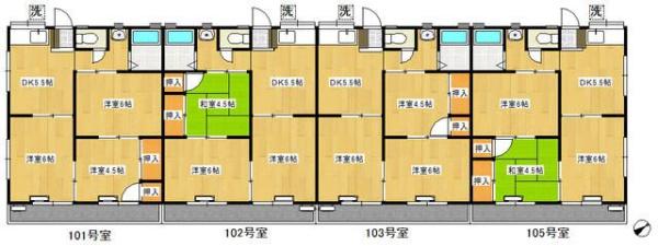 八王子市中野町のアパート