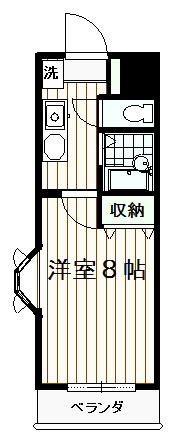 八王子市東中野のアパート