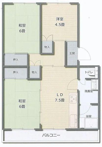 西武百草園団地2号棟