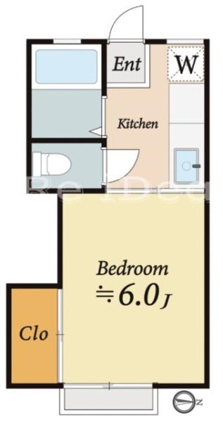 日野市程久保6丁目のアパート(間取り)