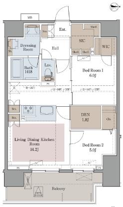 LUXENA八王子寺町(間取り)