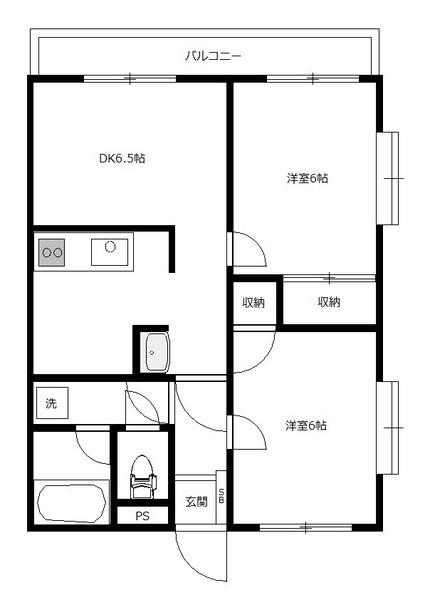 ドミール秋川(間取り)
