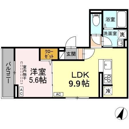 Dフラット東平山　B棟