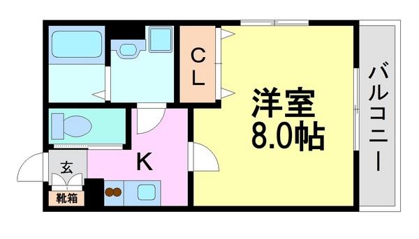 尼崎市塚口町２丁目のハイツ
