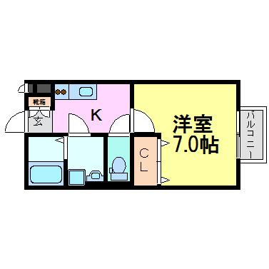 尼崎市武庫川町１丁目のハイツ