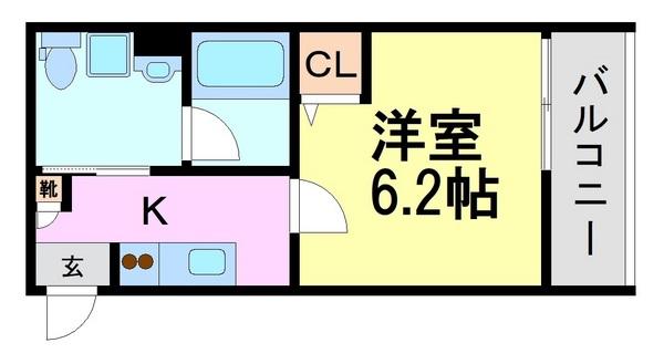 尼崎市次屋２丁目のハイツ