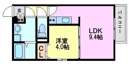 尼崎市大物町１丁目のアパート