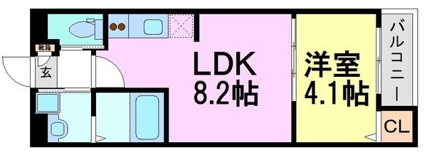 尼崎市大庄西町３丁目のハイツ