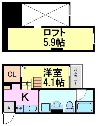 尼崎市南塚口町８丁目のハイツ