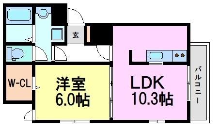 尼崎市東園田町６丁目のアパート