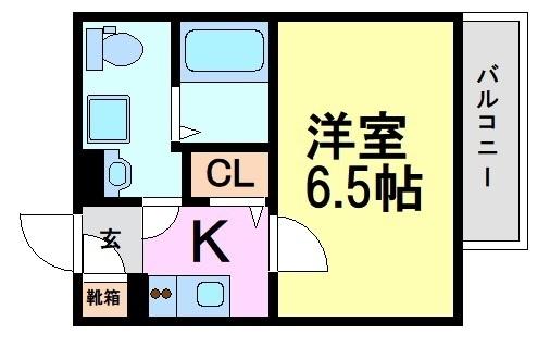 尼崎市東園田町５丁目のハイツ