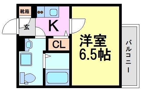 尼崎市東園田町５丁目のハイツ