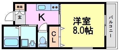 尼崎市若王寺３丁目のアパート