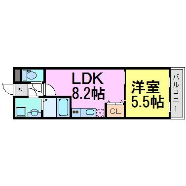 尼崎市建家町のハイツ