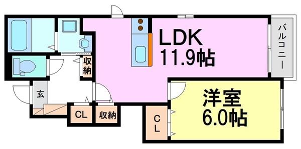 尼崎市田能５丁目のアパート