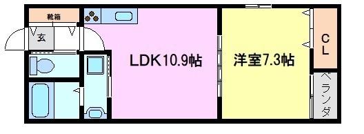 尼崎市東園田町３丁目のハイツ
