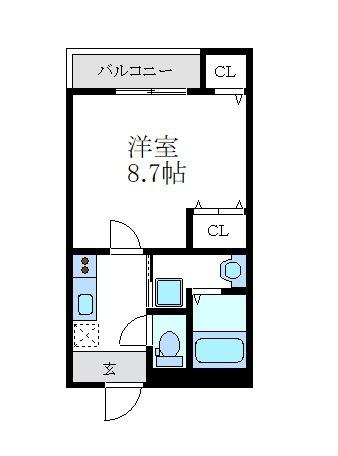 尼崎市東園田町２丁目のアパート