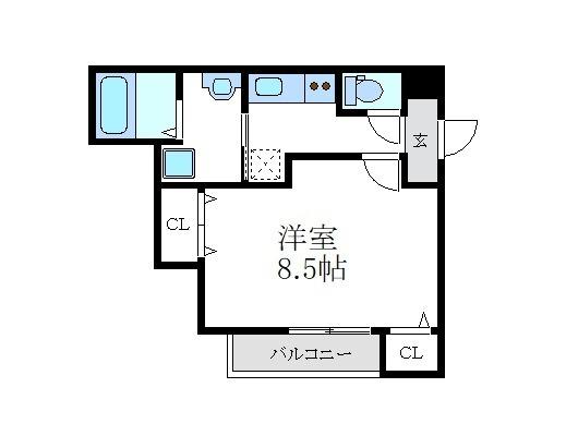 尼崎市東園田町４丁目のアパート