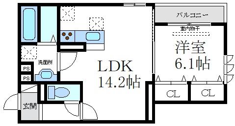 尼崎市東園田町６丁目のアパート