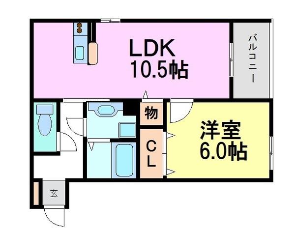 尼崎市南武庫之荘２丁目のアパート