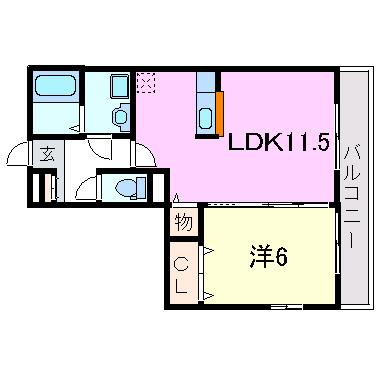 尼崎市小中島２丁目のハイツ