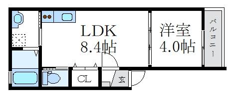 尼崎市南城内のアパート