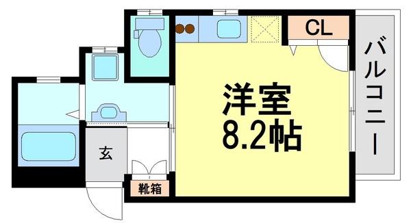 尼崎市東塚口町１丁目のハイツ