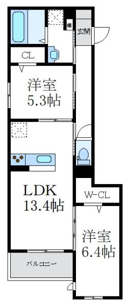 尼崎市七松町１丁目のアパート