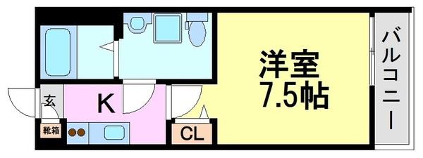 尼崎市東園田町２丁目のアパート