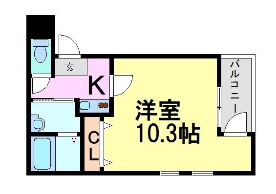 尼崎市武庫元町１丁目のハイツ