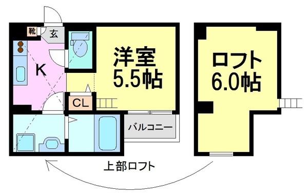 尼崎市東七松町２丁目のハイツ