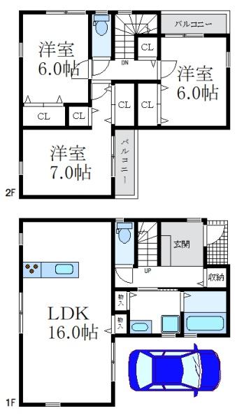 尼崎市猪名寺１丁目の貸家