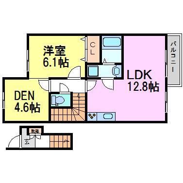 尼崎市田能３丁目のハイツ