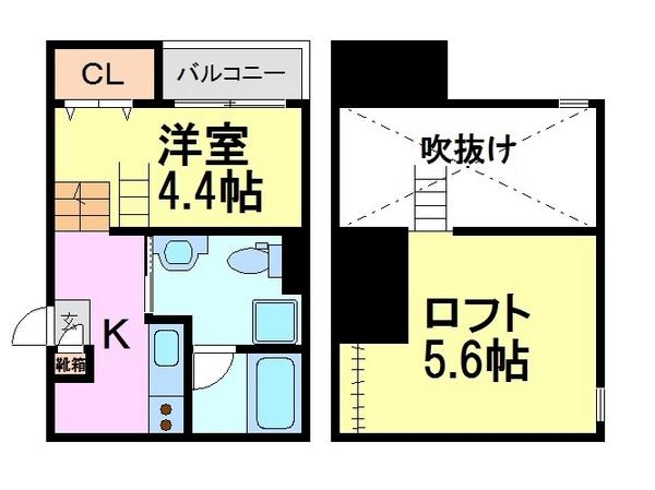 尼崎市大物町１丁目のハイツ