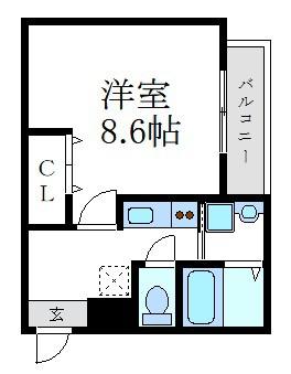 尼崎市東園田町１丁目のアパート