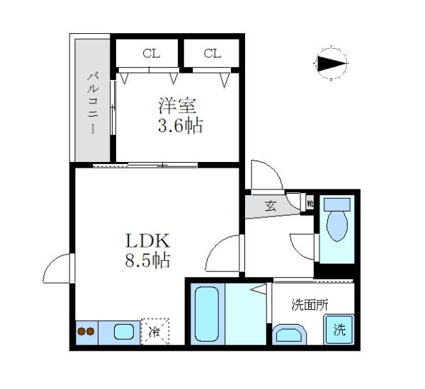 ザカラー東本町B棟