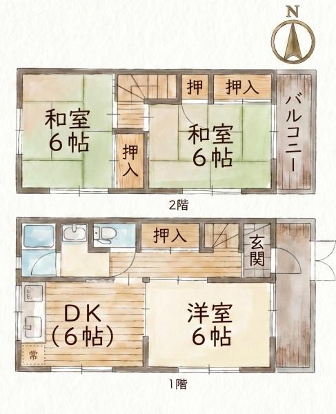 潮江二丁目貸家