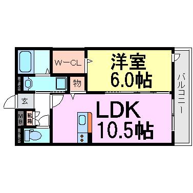 尼崎市大庄西町１丁目のハイツ