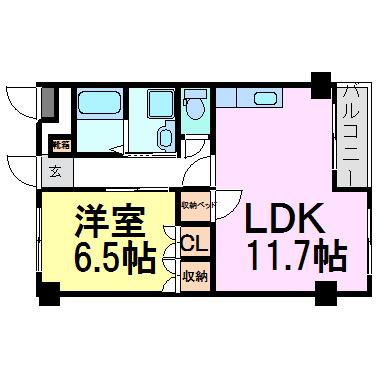 尼崎市食満５丁目のハイツ