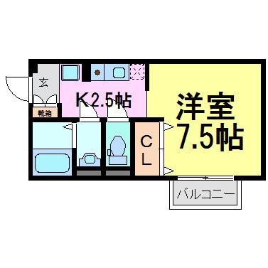 尼崎市小中島１丁目のハイツ